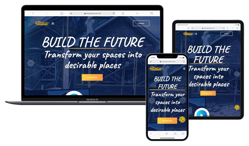 GeContrac | Website & Portfolio